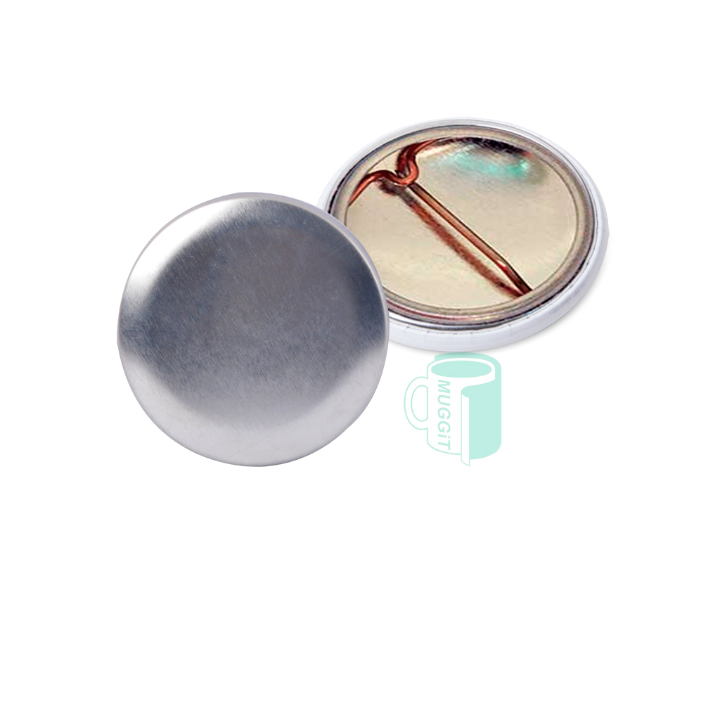 Button 25 pin 100 SILVER