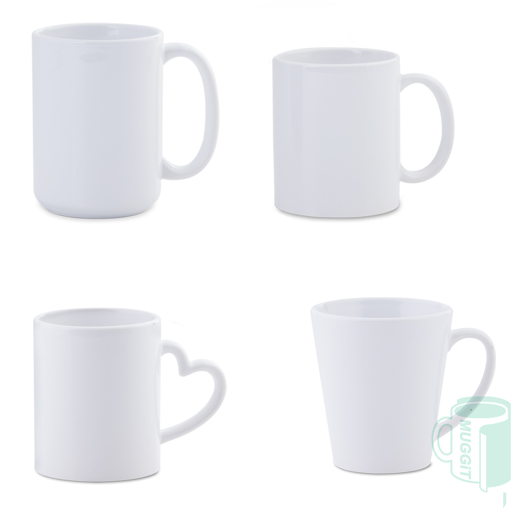 Blank Sublimation White Mugs - Image 1
