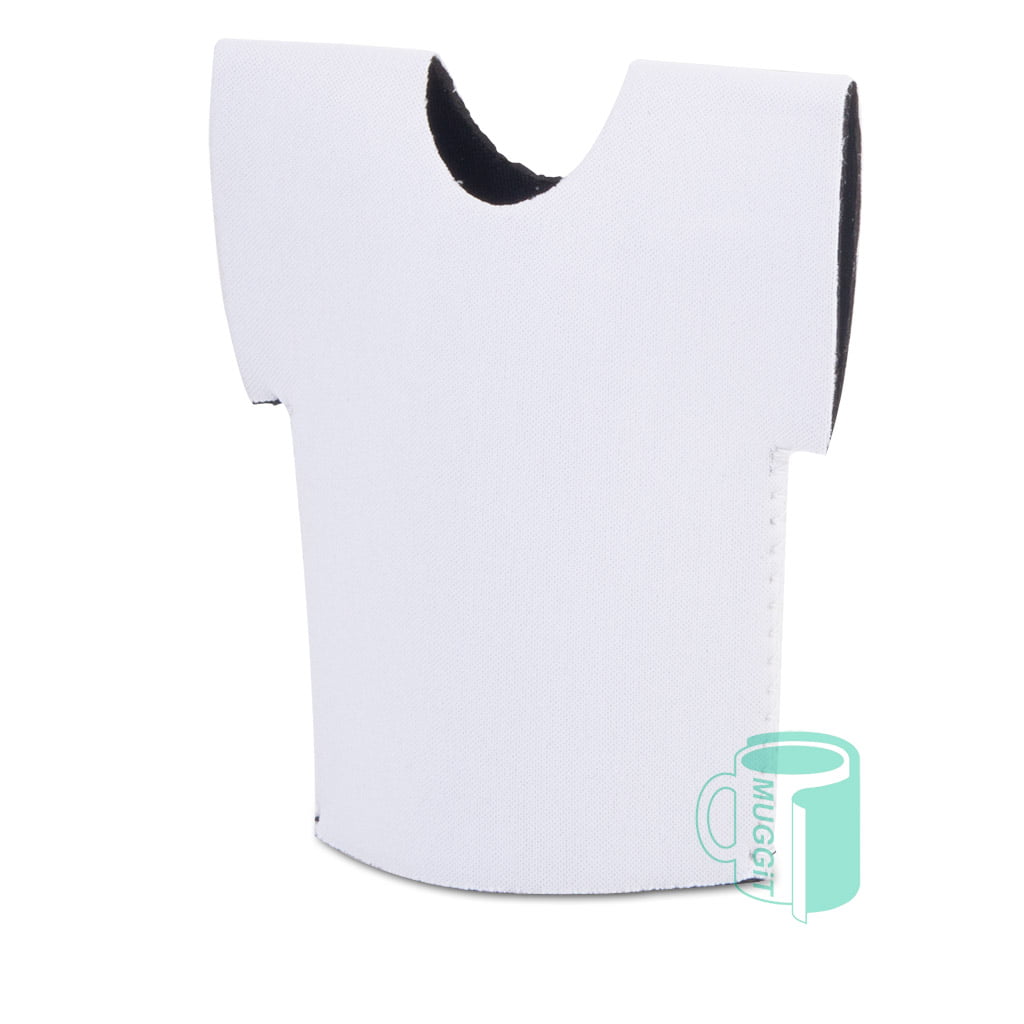muggit_beer_wrap_neoprene_fabric_rubber_alcohol_cooler_beerwrap Tshirt shaped printable Neoprene Beer Bottle Holder / Cooler . Printable with Sublimation, Inkjet & laser