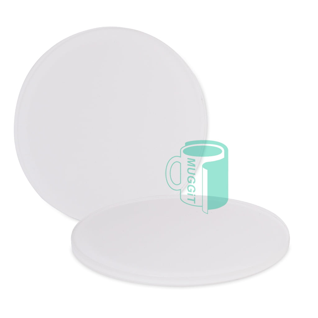 muggit coaster sublimer 2tone round plastic coastersublimer2t9.5cmround 1