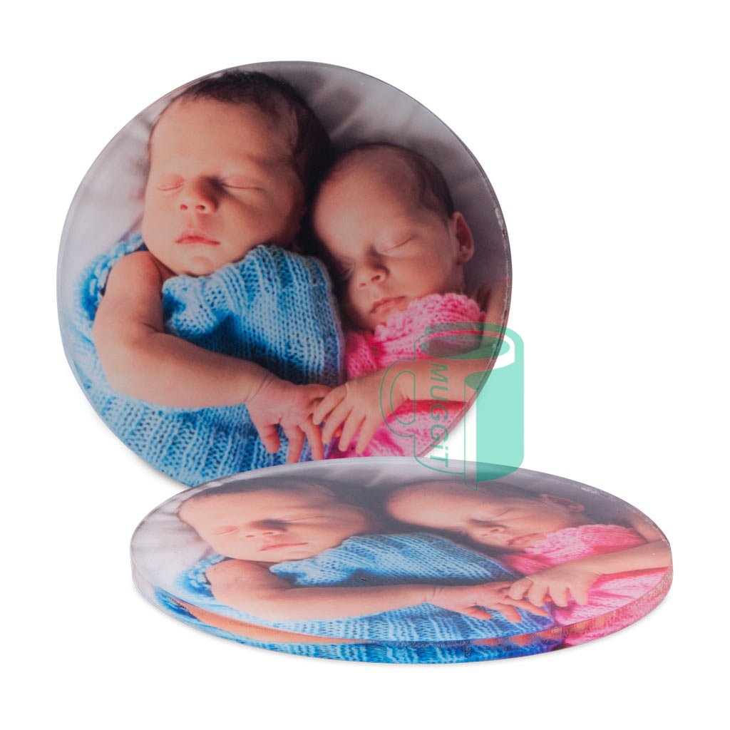 muggit coaster sublimer 2tone round plastic coastersublimer2t9.5cmround