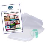 Muggit clear coating film prints onto a variety of hard smooth surfaces that isn't coated with a sublimation coating such as ceramic, glass, metal. 10 sheets