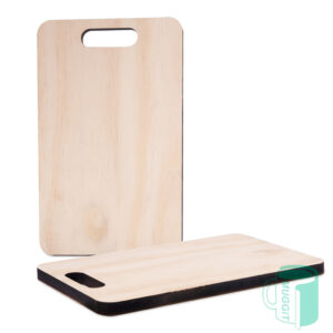 Genuine Bamboo Cutting Board 15mm thick (333 x 200mm). For Sublimation. Do not dishwash. Print on white side.