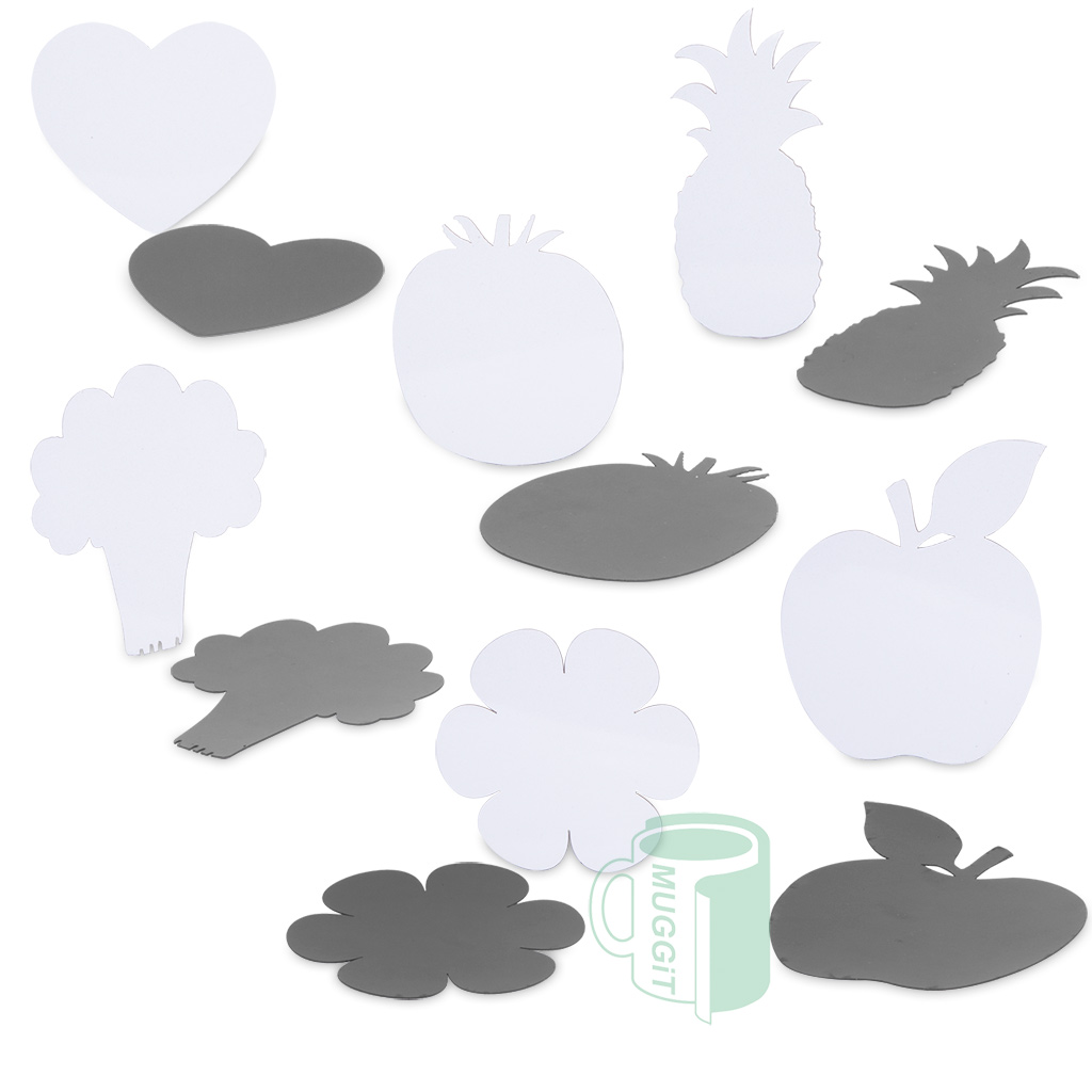 Fun shaped fridge magnets