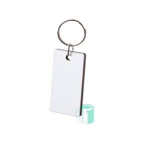 American HB rectangle keyring measuring 60 x 30mm (small).