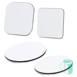 Quality Wood Hardboard Coasters, round or square. Designed to impress with the high grade of sublimation coatings, They are available in singles or 10 packs