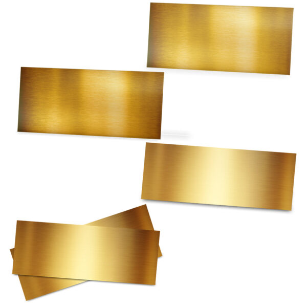 Printable aluminium gold metal sheet