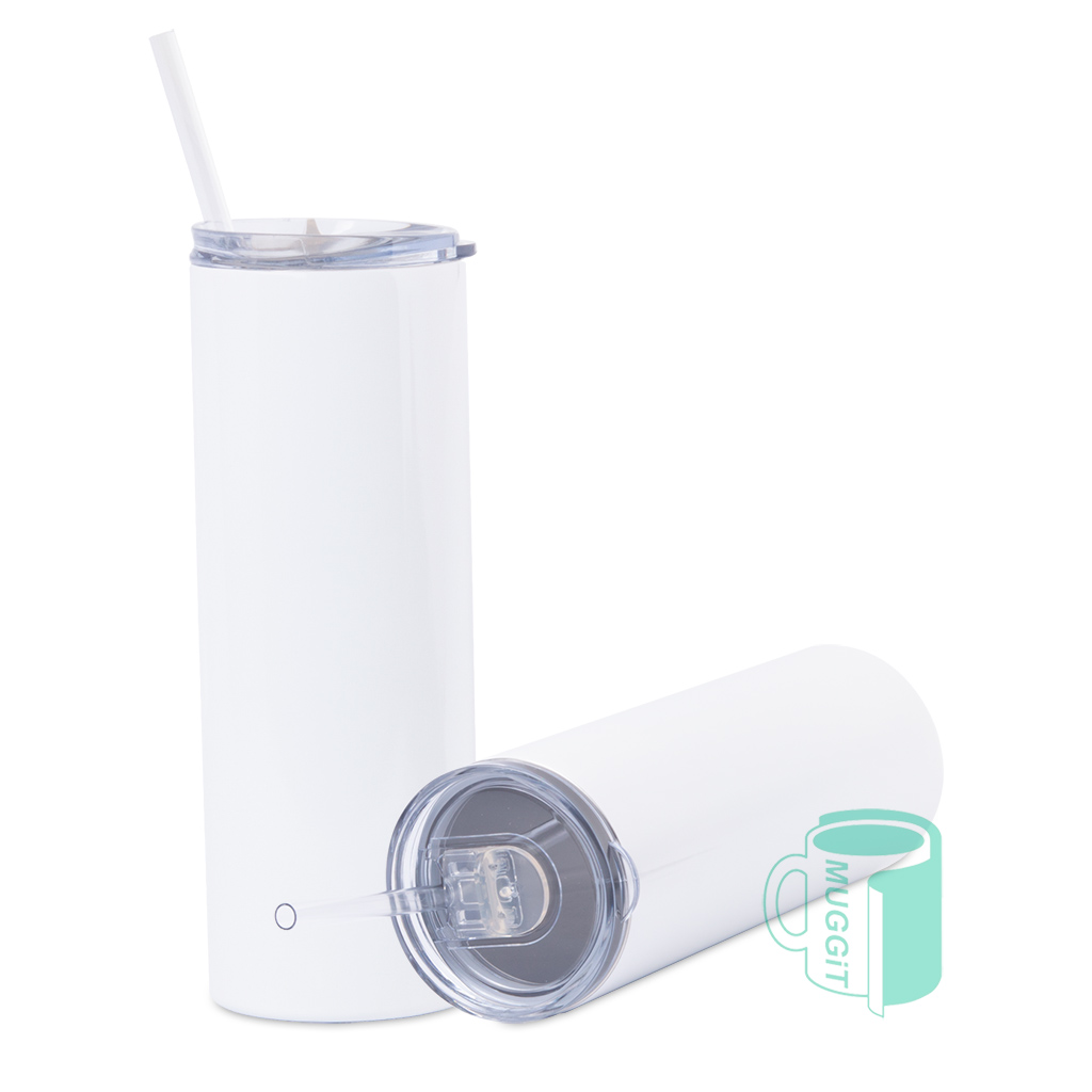 muggit_mug_20oz_tumbler_with_straw_slider_lid_mug20oztumblerwithstraw 20oz Skinny tumbler with straw, perfect for keeping drinks cold or hot on the go,