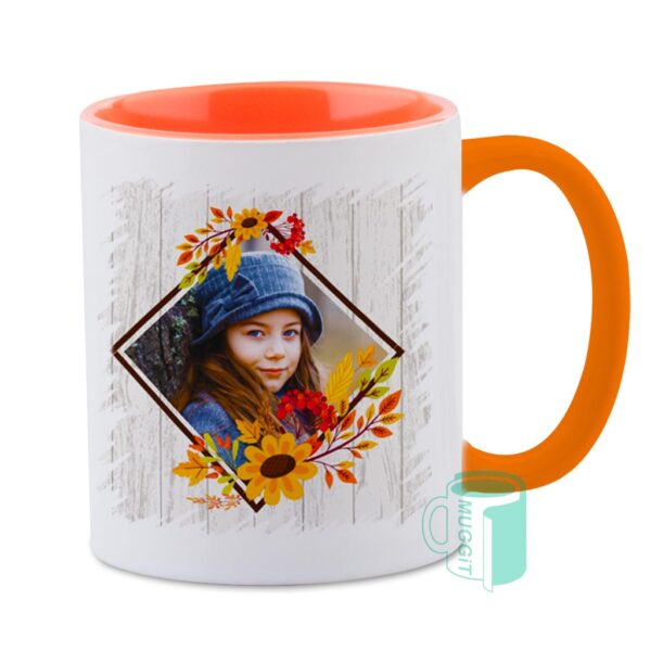 muggit mug 2tone orange inner handle coffee kitchen mug2torangei 1