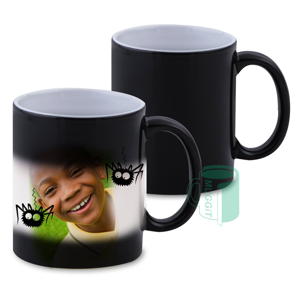 muggit mug colour change magic mug ceramic coffee mugscblack 1
