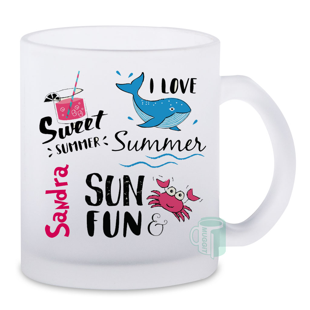 muggit mug glass frosted coffee mugglassfrosted