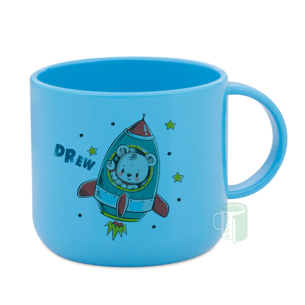 muggit mug polymer blue kids plastic school coffee mini mugpolymerbluekids 1