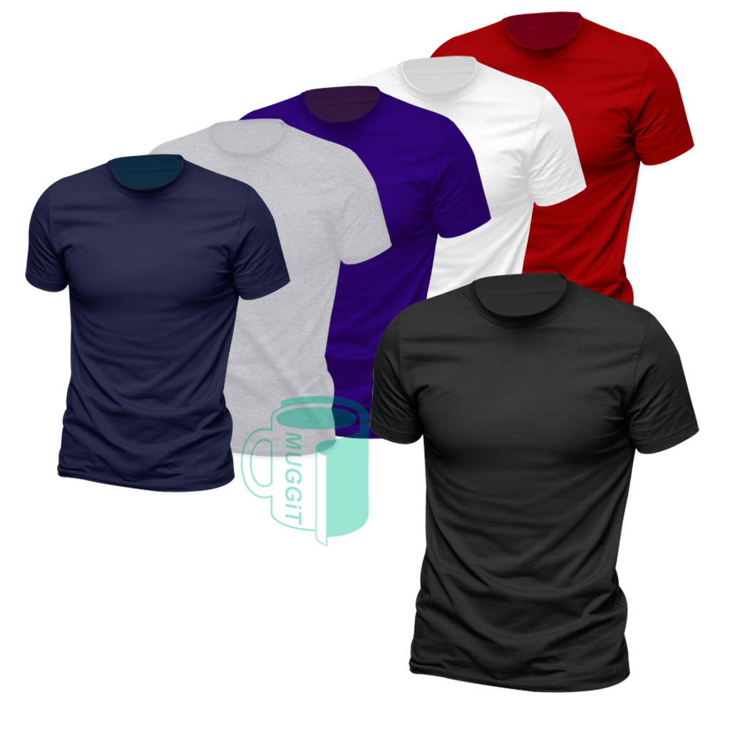 Muggit-Main-Tshirt-Cotton Short Sleeve Cotton T-shirts 165g, combed cotton, adult t-shirts are available from Small to XXXL in Black, White, Grey, Lime, Navy, Red, Royal Blue