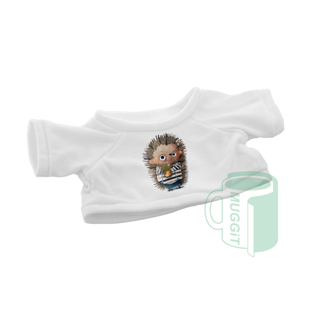 Muggit-Toy-Tshirt-Teddy-White Muggit Toy Tshirt Teddy White