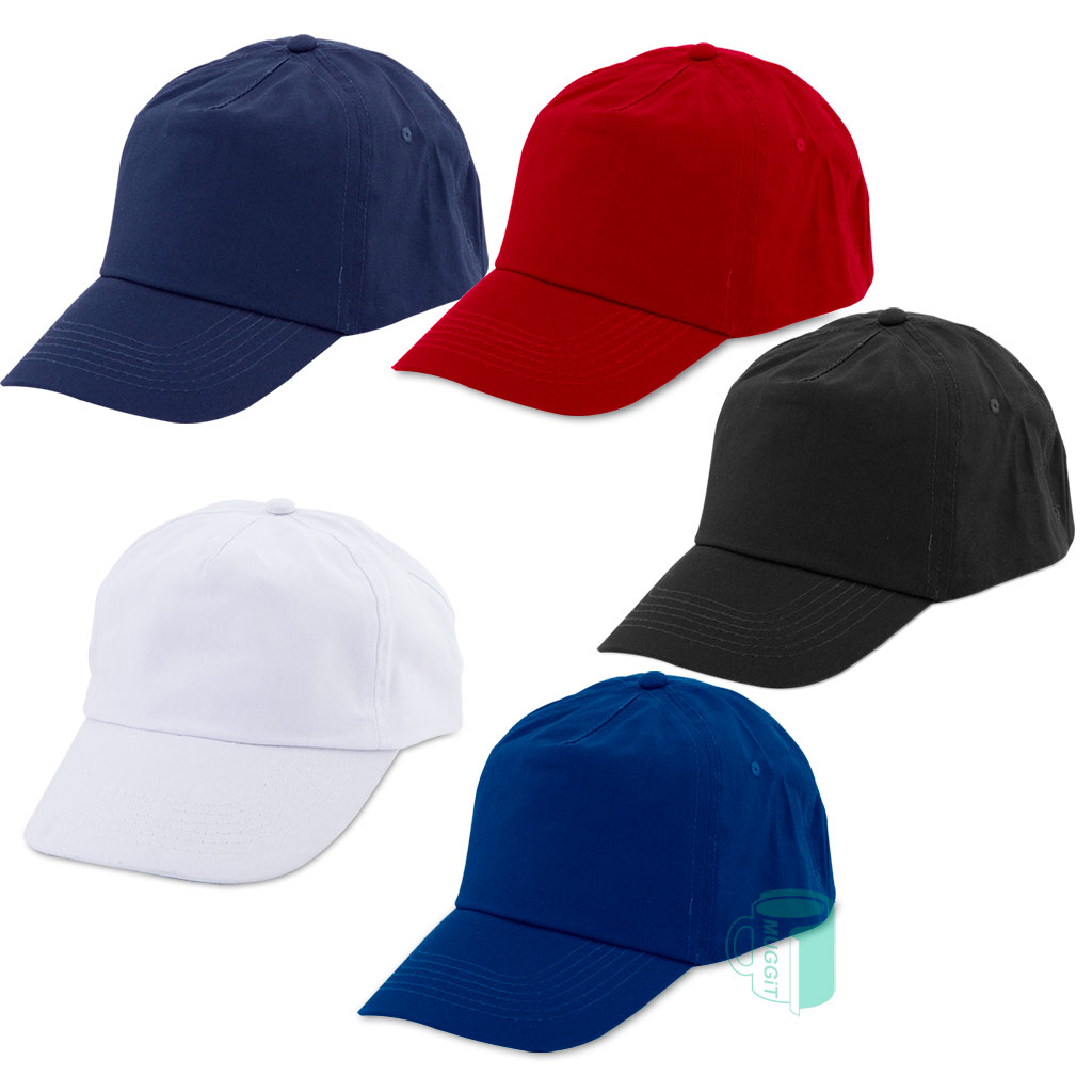 Printable Coloured Cotton Caps available in Black, Navy, Red, Royal Blue, White. Print using the  Sublimation, inkjet & or laser printing process