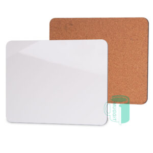 Placemat Cork backed Hardboard Hardboard Placemat with cork backing (260 x 198mm). Pack of 5. For sublimation only.