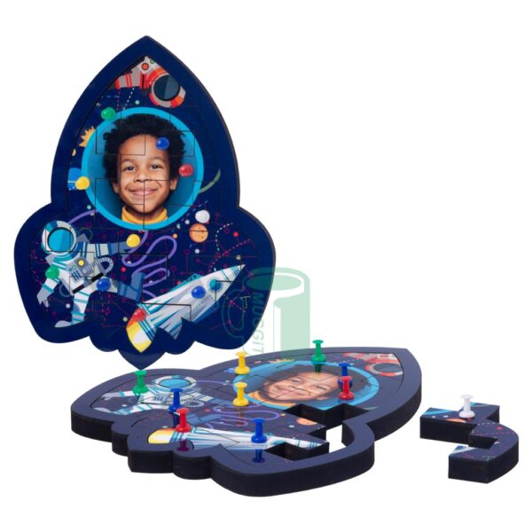 muggit chroma wood spaceship puzzle kids baby educational toy chromawspaceshippuzzle