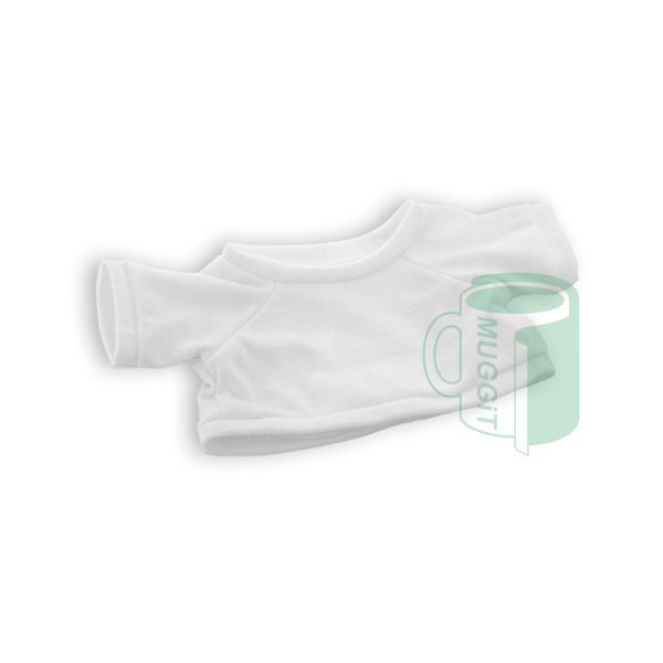 White Printable Toy Teddy T-Shirt, It's the ideal promotional tool with this printable shirt for Teddy - Large Size. For use with Sublimation, Inkjet & Laser.