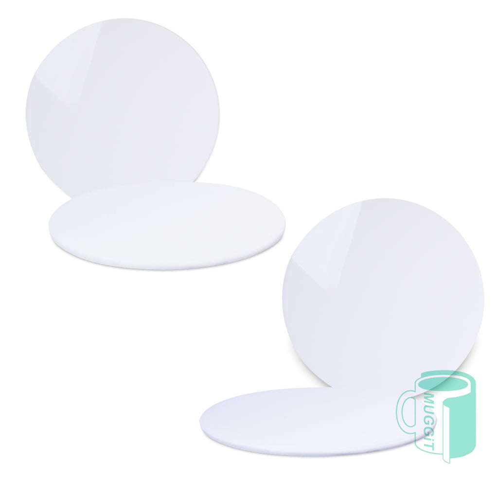 Sublimation plate circle discs is 20x20cm both sides are sublimation printable