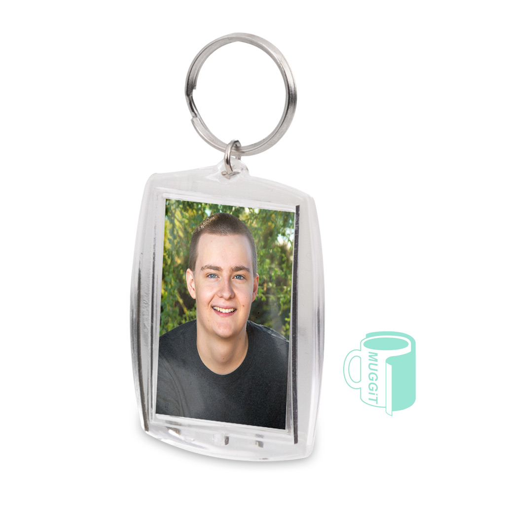 muggit keyring clip in plastic insert photo keyringclipin10 1