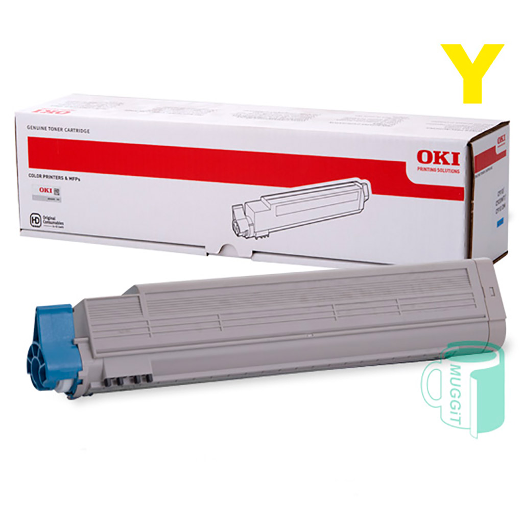 muggit laser oki 8432 laserokipro8432wtyellowtoner