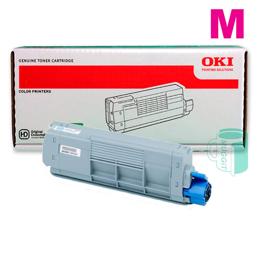 muggit laser oki toner laserokic7411wtmagentatoner