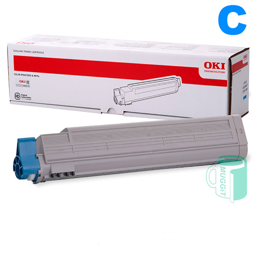 muggit laser toner 8432 toner laserokipro8432wtcyantoner