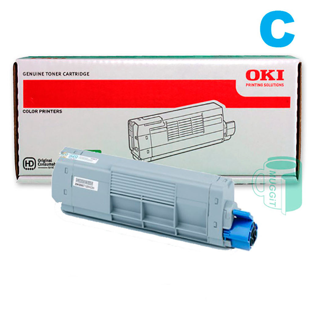 muggit laser toner oki laserokic7411wtcyantoner