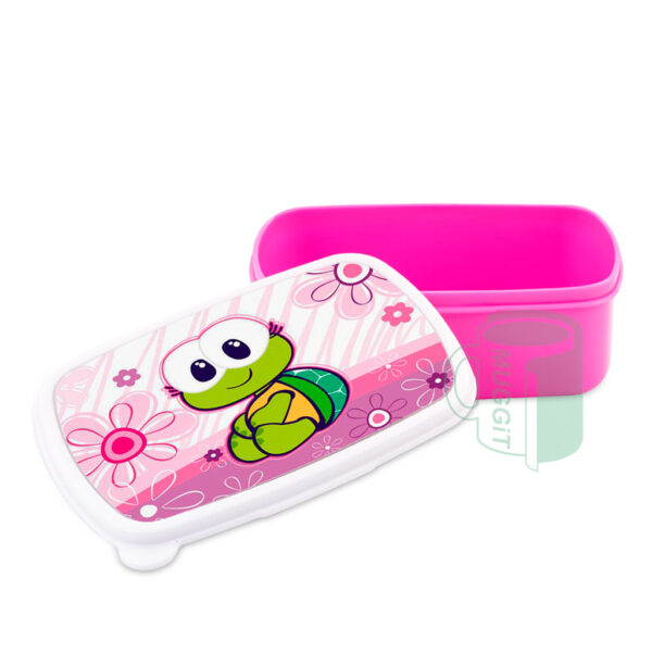 muggit lunchbox pink small food container small school kids lunchboxpinkS 1