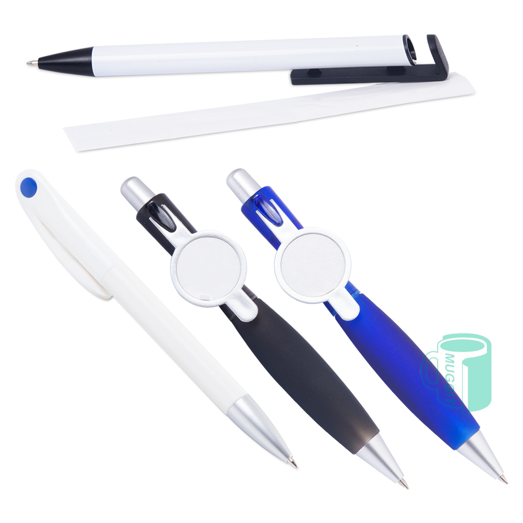 Printable ballpoint pens, an affordable personalized gift, especially for promotional material, choose from Metal, blue, black and pearl colours. Pack of 5