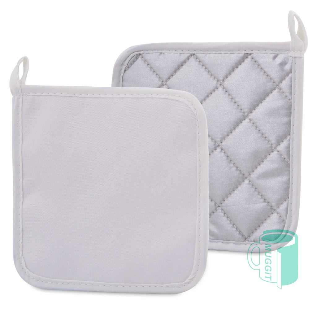Printable White Oven Pot Holder Sublimation Pot Holder. For use with Sublimation, Inkjet & Laser.