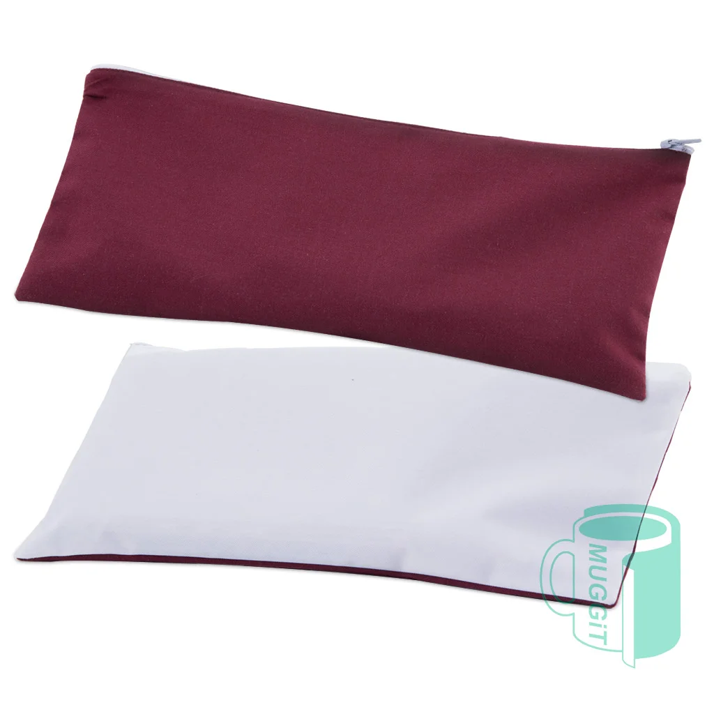 Printable Pencil Bag with zip Measuring 32cm , this versatile pencil bag features a zip and ample space for essentials with blank printable area to customise