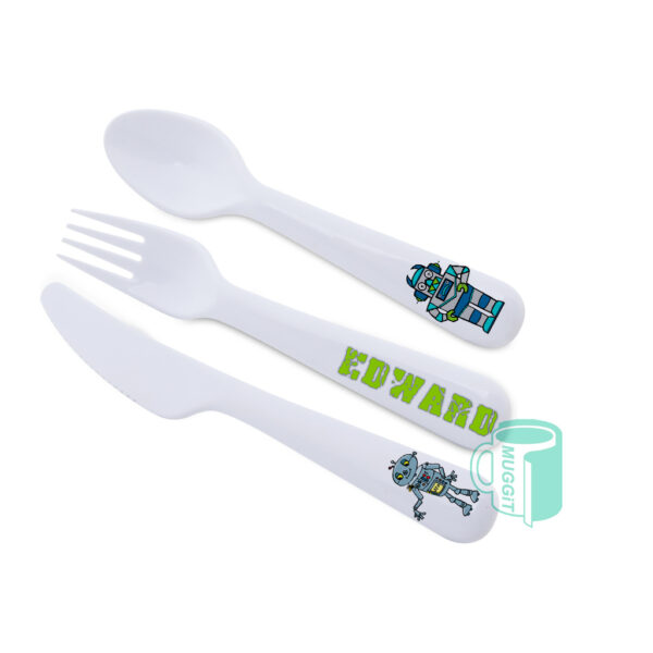 muggit polymer utensil set knife fork spoon plastic kids polymerutensilset 1