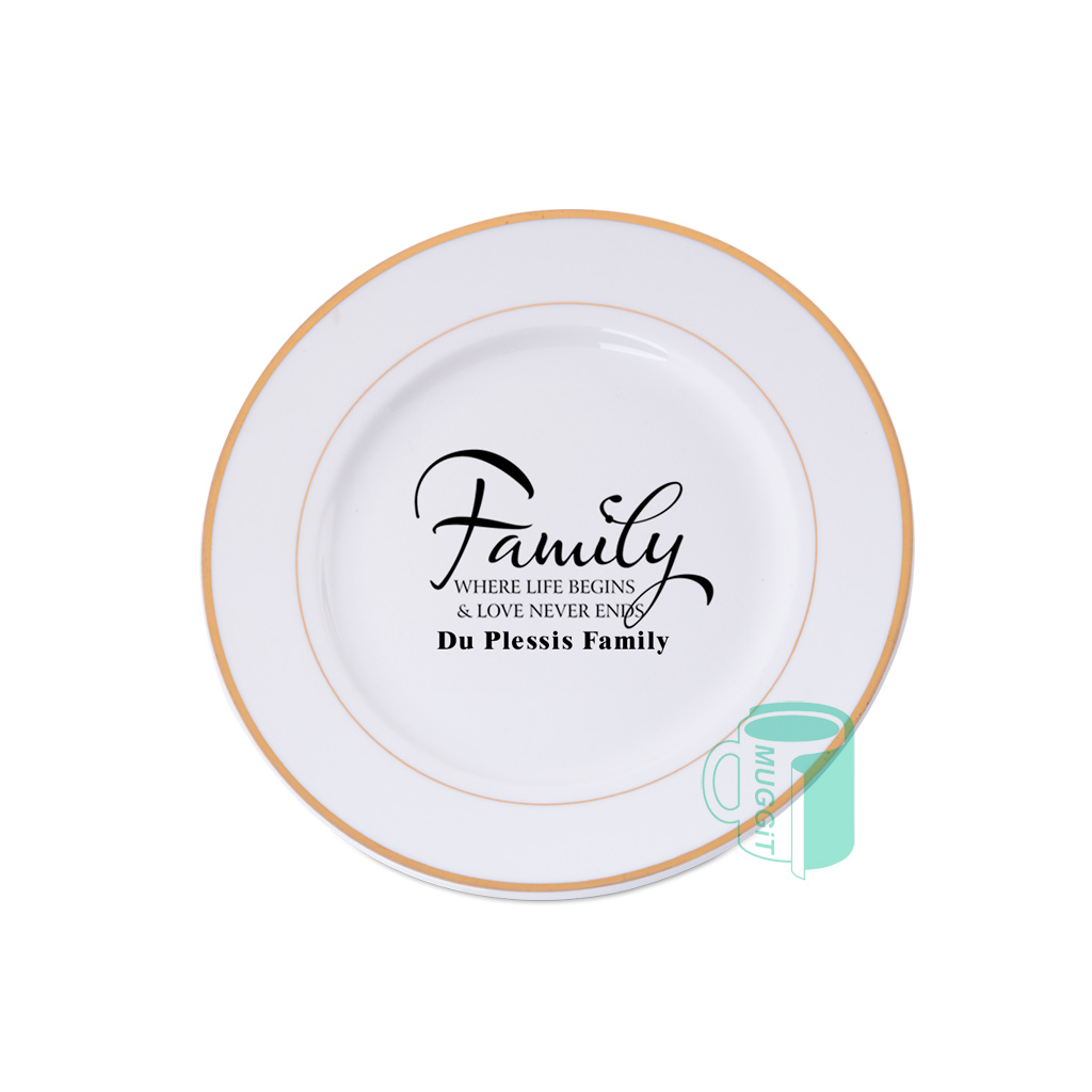 muggit side plate white gold rim plategold