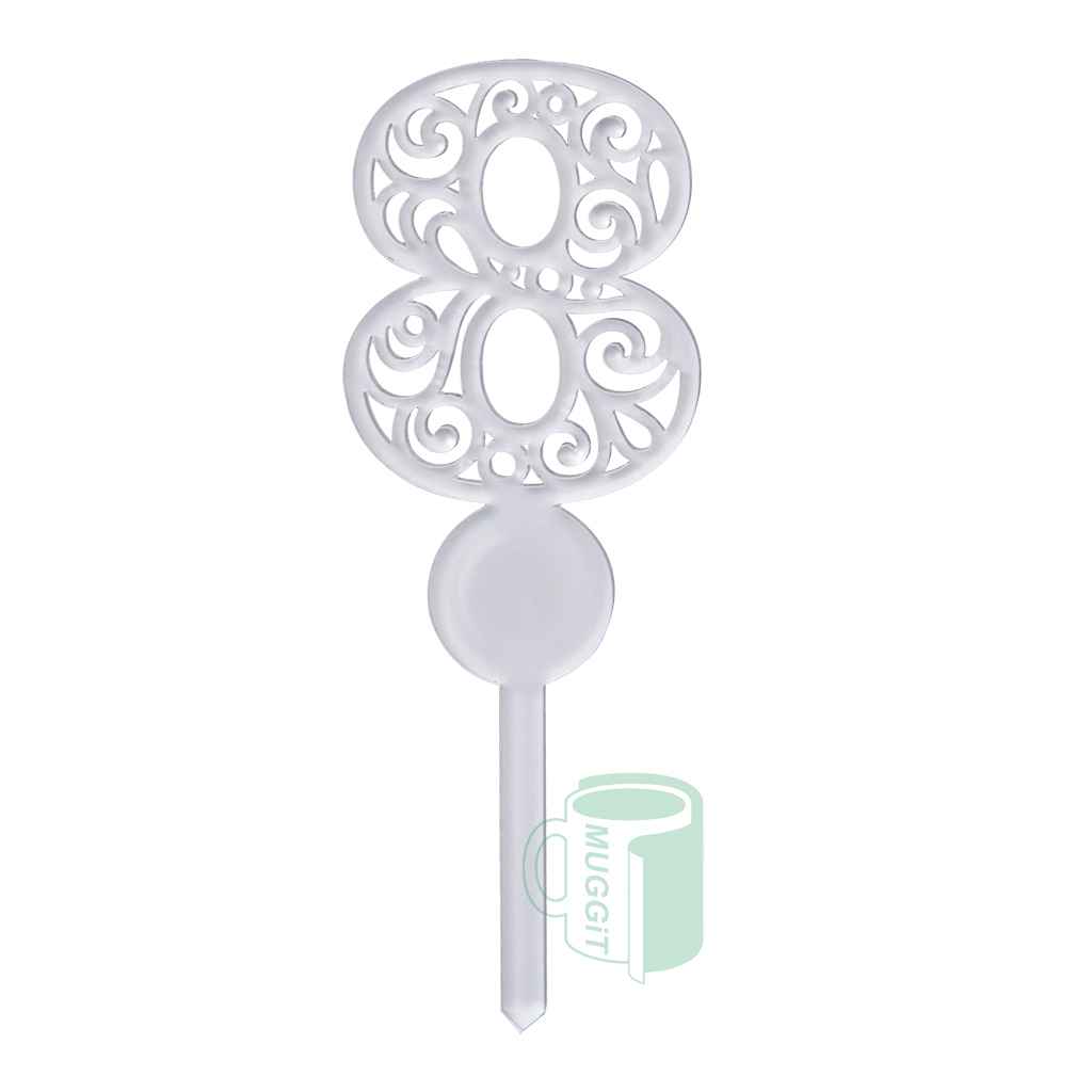 Sublimer number cake toppers 0 - 9