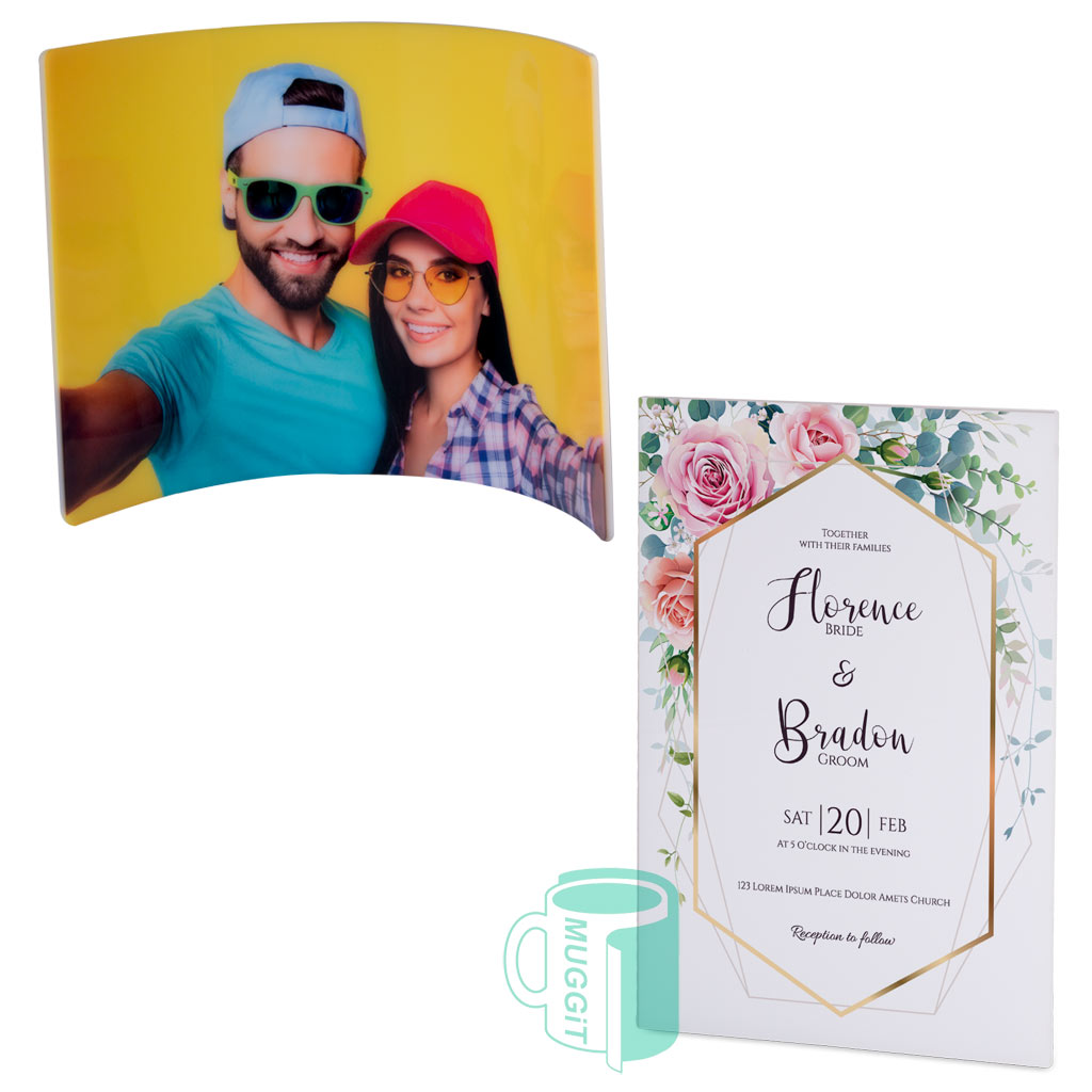 muggit sublimer photo card white a6 table stand menu board sublimerphotocardwhitea6 1