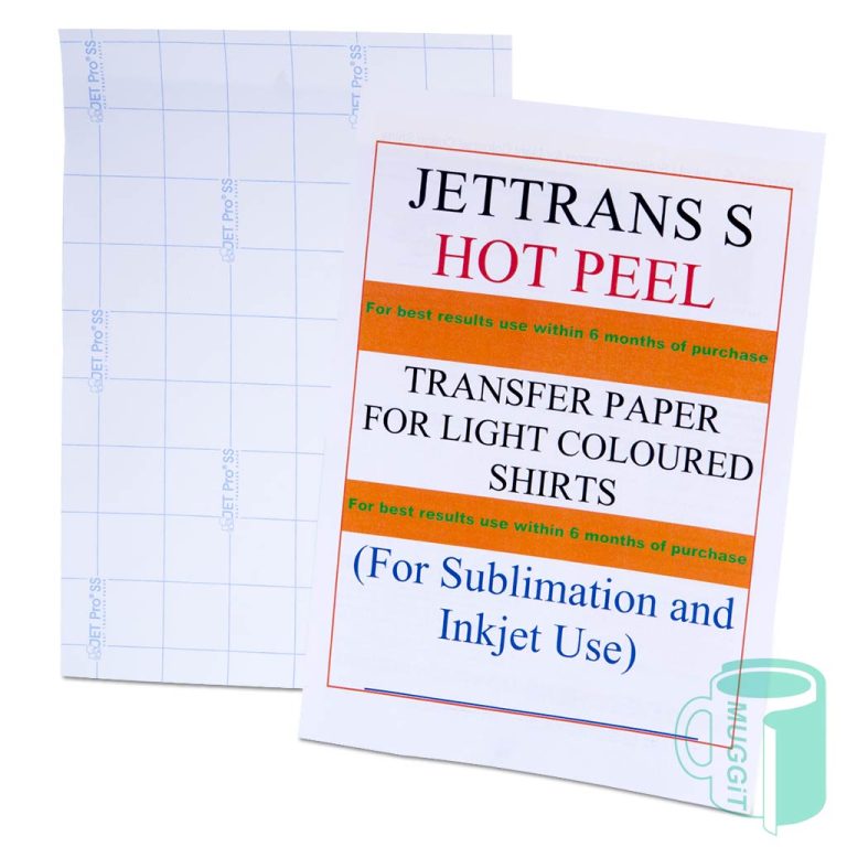 Heat Transfer Paper 5 Jettrans S Paper- For Light or White Cotton
