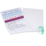 Dark Shirt Multi opaque Paper Printable Videoflex heat transfer vinyl for sublimation, laser and inkjet printers to transfer on dark colour shirts.