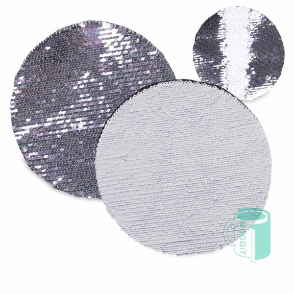 muggit transfer paper sequins round tpsequinsroundsilver