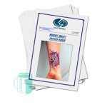 Muggit tattoo paper A4 for INKJET printers - pack of 5 sheets. Includes Adhesive sheets.For use with Inkjet.