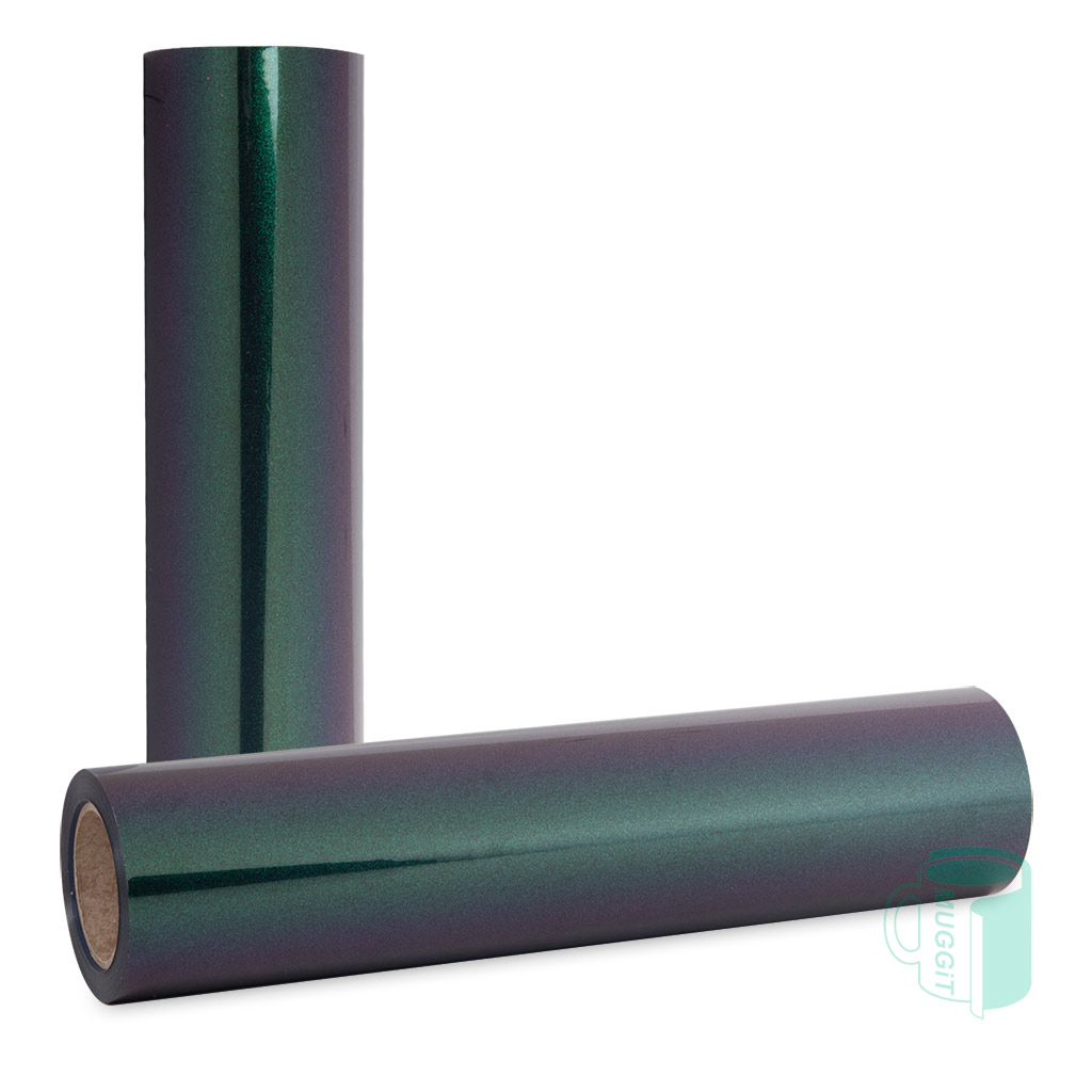 muggit_videoflex_galaxy_green_heat_transfer_vinyl_tshirts_videoflexgalaxygreensps44 Heat Transfer Vinyl Galaxy Green features a vibrant green hue with a mesmerizing galaxy shimmer, creating stunning designs & dazzling garments out-of-this-world