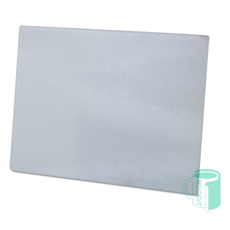 Econo Glass Cutting Board Glass with a rough surface. 180x270mm in size. For use with sublimation printing process.