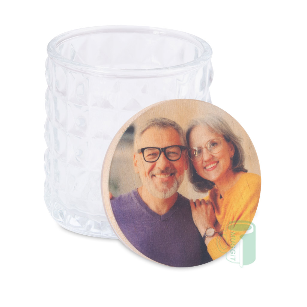 muggit glass candle jar wooden lid romantic gift glasscandlejarwoodenlid 1