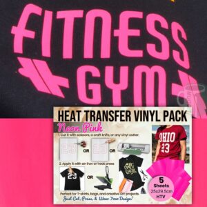 HTV-Flex-Pack-Neon-Pink-A4-5-2 HTV Flex Pack Neon Pink A4 5 2