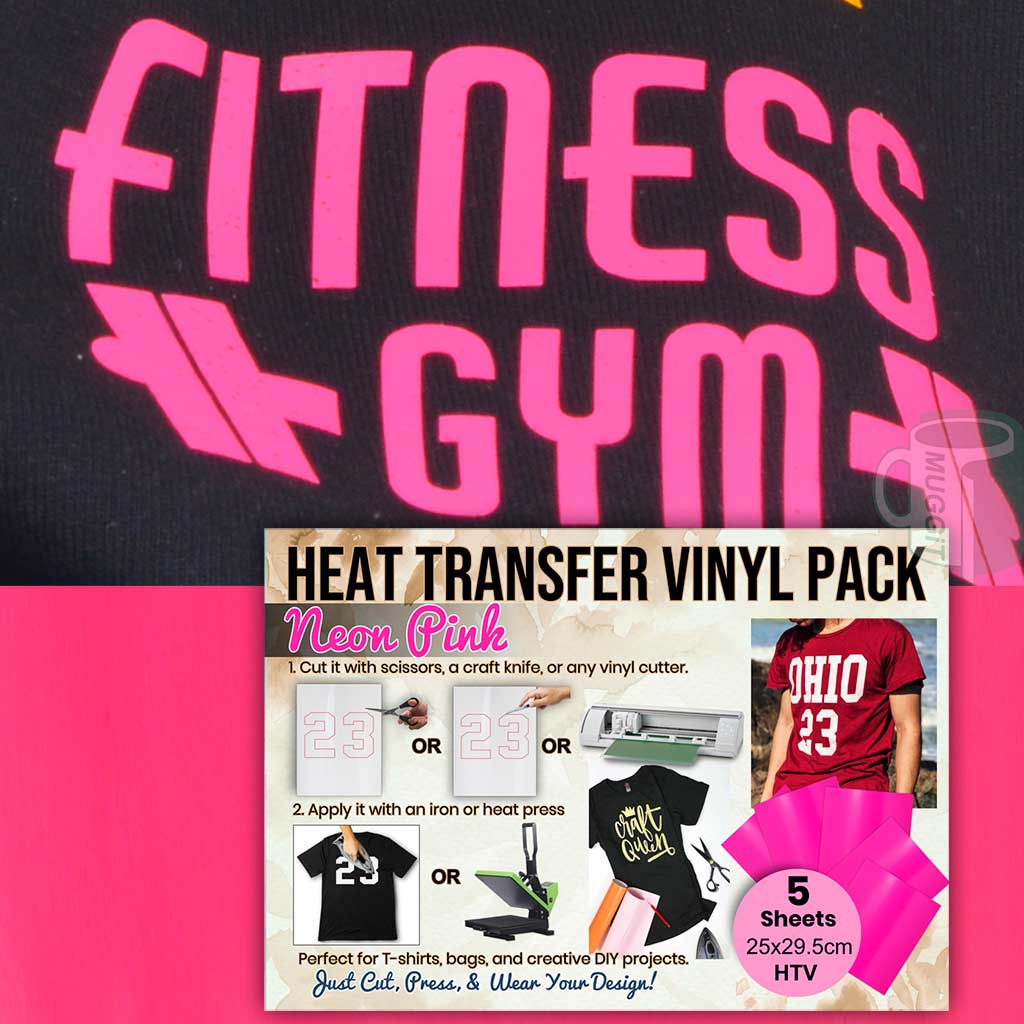 HTV-Flex-Pack-Neon-Pink-A4-5-2 HTV Flex Pack Neon Pink A4 5 2