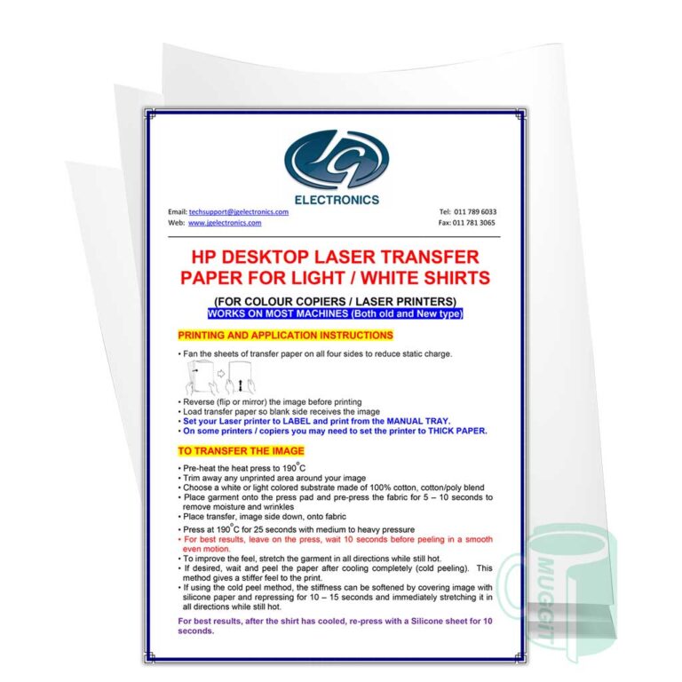 Muggit Desktop Laser Transfer Paper