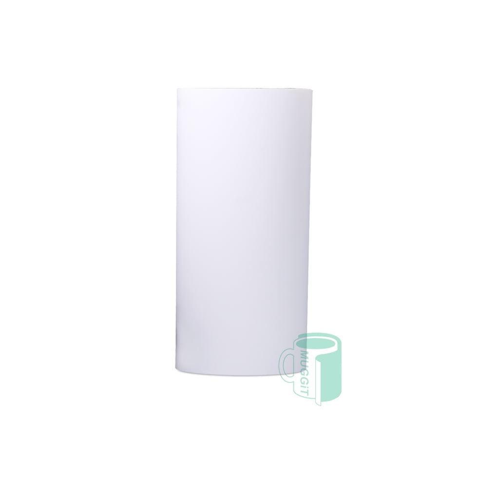 Muggit-HTV-Flex-Printable-SPUP01-25 White Printable Heat Transfer Vinyl designed specifically for eco-solvent printing, ensuring vibrant, durable printed designs that stand out. Affordable quality