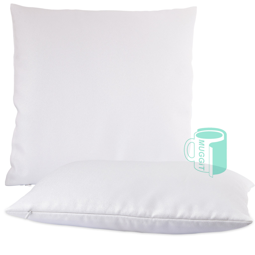 muggit_cushion_white_shimmer_glitter_cushionshimmerwhite40x40 Scatter Cushion Shimmer White Cover 40 x 40 cm with White Sublimation printable cover. For use with Sublimation, Inkjet & Laser.