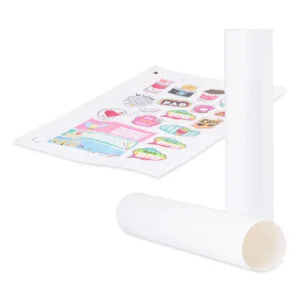 Printable sublimation sticker vinyl sheets White sticker vinyl you can print on. Can be sublimated and cut with a vinyl cutter. Pack of 10 or 50 Sheets A4 & A3