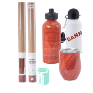Hydro Sublimation Transfer Paper Roll in Claret Wood Texture - 40x1220cm